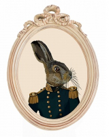 репродукция гравюры мистер заяц в раме бернадетт в Нижнем Новгороде