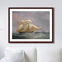 картина: the topsail schooner, 1838г. в Нижнем Новгороде