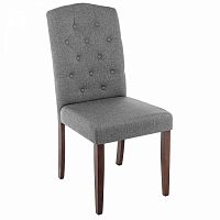 стул деревянный dark walnut / fabric grey в Нижнем Новгороде