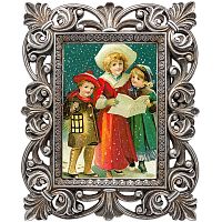 репродукция старинной рождественской гравюры рождественский хор в Нижнем Новгороде