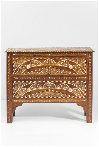 kare design комод sherazade, коллекция "шахерезада", ручная работа 100,5*85*35, палисандр, верблюжья кость, коричневый в Нижнем Новгороде