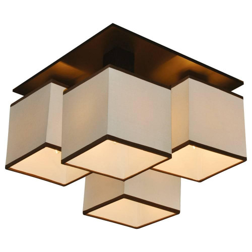 потолочная люстра arte lamp quadro a4402pl-4bk в Нижнем Новгороде