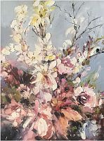 картина маслом красивые цветы 90*120 см. в Нижнем Новгороде