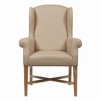 кресло мягкое с ушами french wing chair бежевое в Нижнем Новгороде