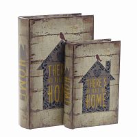 шкатулкикниги, набор из 2 шт. коричневого цвета в Нижнем Новгороде