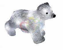 светодиодная фигура медвежонок белый 18см в Нижнем Новгороде