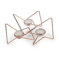 набор подсвечников медных металлических для чайных свечей tri-angular loop, 7 см, 3 штуки в Нижнем Новгороде