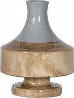 ваза настольная rustic chic vase grey wood в Нижнем Новгороде
