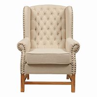 кресло мягкое с ушами french provincial armchair бежевое в Нижнем Новгороде