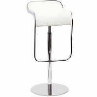 барный стул lem style piston stool белая кожа в Нижнем Новгороде