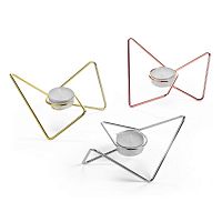набор подсвечников металлических разноцветных для чайных свечей tri-angular loop, 7 см, 3 штуки в Нижнем Новгороде