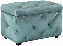 сундук leset classic-е64 велюр yd-25b бирюзовый/ножки пластик в Нижнем Новгороде
