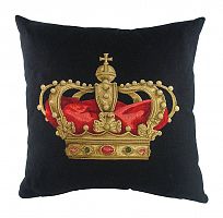 подушка с картинкой короны king crown black в Нижнем Новгороде