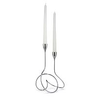 подсвечник металлический на 2 свечи loop, 28 см в Нижнем Новгороде