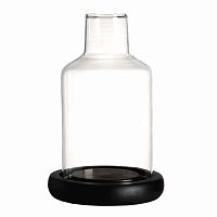 подсвечник стеклянный на подставке средний бутылка, 19 см в Нижнем Новгороде