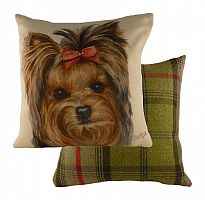 подушка с принтом waggydogs yorkie в Нижнем Новгороде