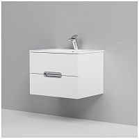 тумба под раковину am.pm spirit m70fhx0602wg33 подвесная, ящики с доводчиками, 60 см, белый глянец в Нижнем Новгороде