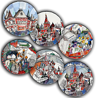 сет тарелки московия dream (6 шт.) в Нижнем Новгороде