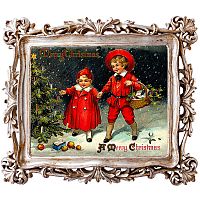 картина «с новым годом!» в раме «амели силвер», версия 7 в Нижнем Новгороде