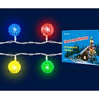 светодиодная гирлянда «шарики» 280см rgb (07921) uniel uld-s0280-020/dta rgb ip20 balls в Нижнем Новгороде