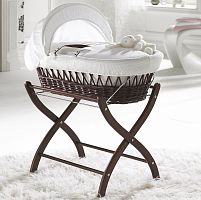 колыбель-переноска gift wicker moses basket темная, белое белье в Нижнем Новгороде
