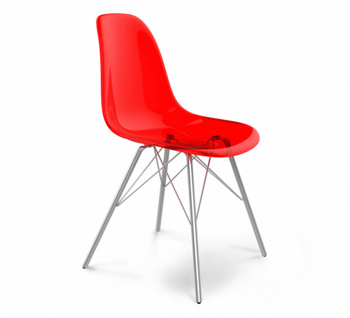 стул dsr красный s37 (eames style) в Нижнем Новгороде