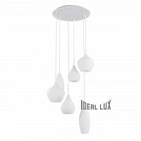 подвесная люстра ideal lux soft sp6 bianco в Нижнем Новгороде