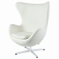 кресло egg chair by arne jacobsen белое в Нижнем Новгороде