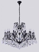 подвесная люстра crystal lux magnifico sp19 black/transparent черная в Нижнем Новгороде