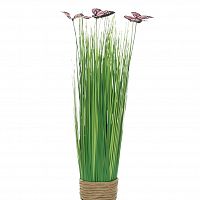 стебли травы с бабочками на плетеной основе 40 см (крас.) (6) в Нижнем Новгороде