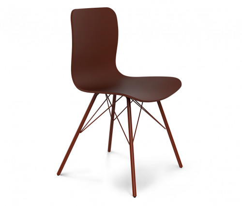 стул dsr коричневый s40 (eames style) в Нижнем Новгороде