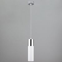 подвесной светильник eurosvet double topper 50135/1 led хром/белый в Нижнем Новгороде