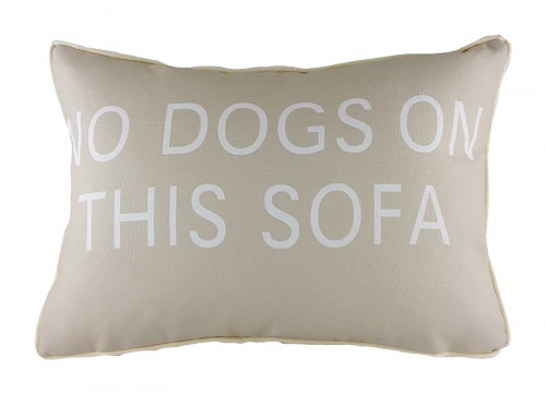 подушка с надписью no dogs on this sofa в Нижнем Новгороде