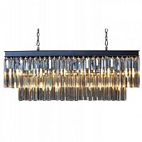 люстра odeon l80 black&glass черная, прозрачное в Нижнем Новгороде