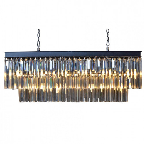 люстра odeon l80 black&glass черная, прозрачное в Нижнем Новгороде