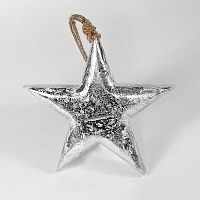 игрушка на елку звезда серебряная snow star, 23х23х3 см в Нижнем Новгороде