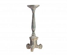 подсвечник фигурный голубой состаренный на 1 свечу antique blue finish, 61 см в Нижнем Новгороде