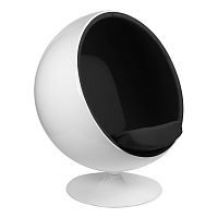 кресло eero aarnio style ball chair черное в Нижнем Новгороде