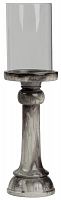подсвечник серый со стеклом высокий colors light grey, 63 см в Нижнем Новгороде