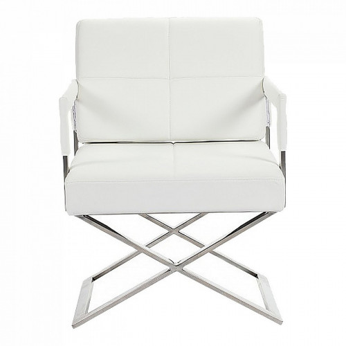 кресло aster x chair кожа белое в Нижнем Новгороде