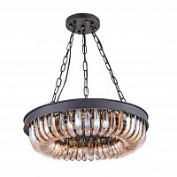 люстра terra black amber d50 черная, стекло янтарного цвета в Нижнем Новгороде