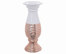 подсвечник белый с золотом фигурный, 26 см в Нижнем Новгороде