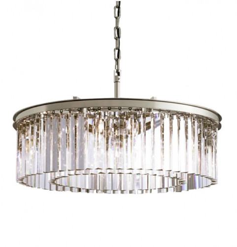 люстра prism silver 80 серебро, прозрачное стекло в Нижнем Новгороде