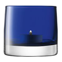 подсвечник стеклянный синий для чайной свечи light colour, 8,5 см в Нижнем Новгороде