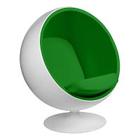 кресло eero aarnio style ball chair зеленое в Нижнем Новгороде