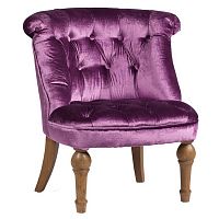 кресло sophie tufted slipper chair сиреневое в Нижнем Новгороде