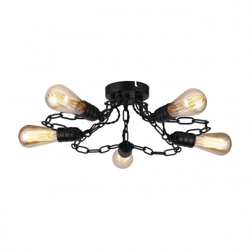 потолочная люстра arte lamp a9344pl-5bk в Нижнем Новгороде