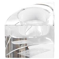 подсвечник хрустальный треугольный one, 6 см в Нижнем Новгороде