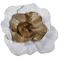 декор настенный цветок 1 бело-золотой в Нижнем Новгороде