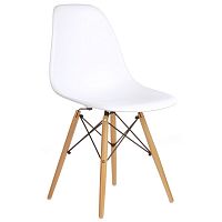 стул деревянный pc-015 белый (eames style) в Нижнем Новгороде